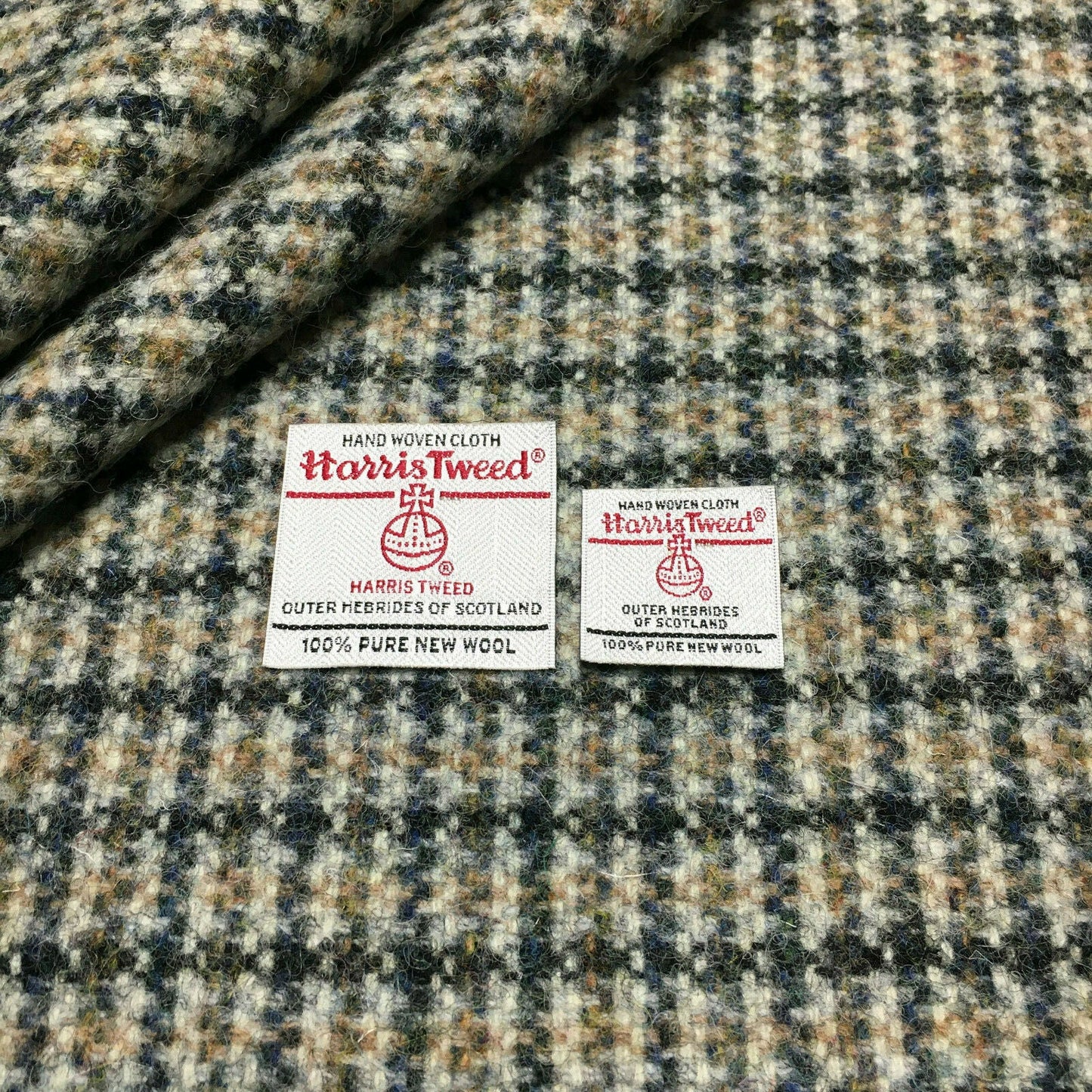 Beige & Grey Basket Weave Harris Tweed - 50% DISCOUNT