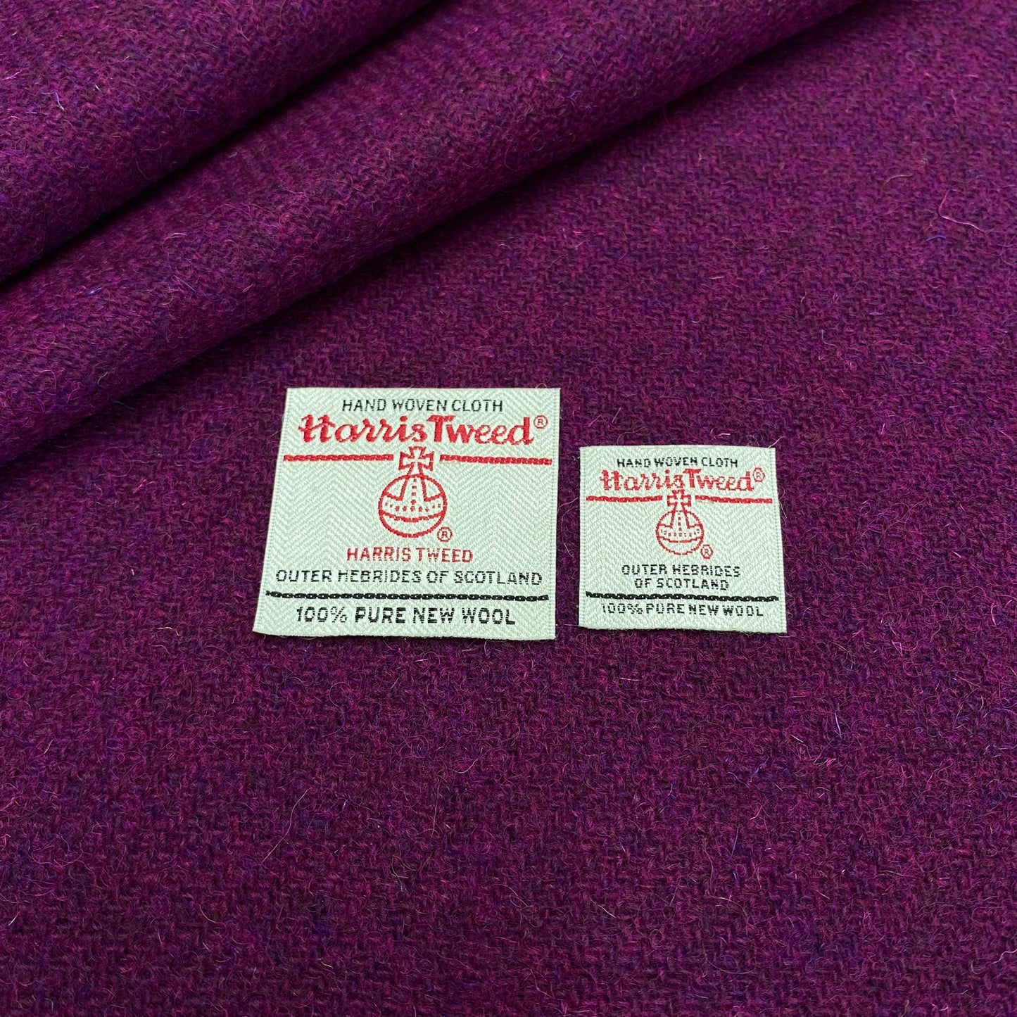 Orchid Purple Harris Tweed - BY THE METRE / HALF