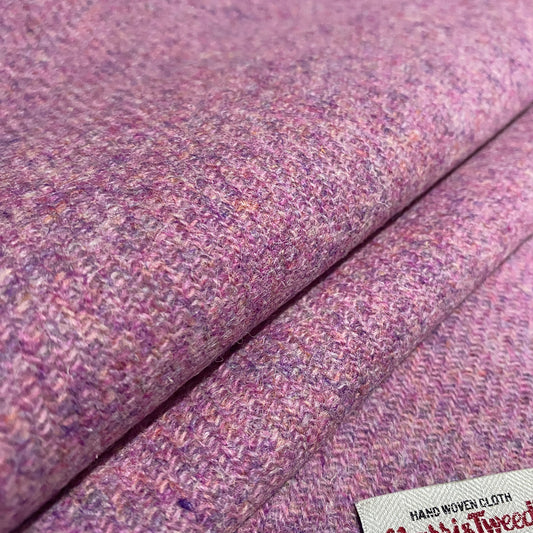 Lilac / Pink Marl Harris Tweed - BY THE METRE / HALF