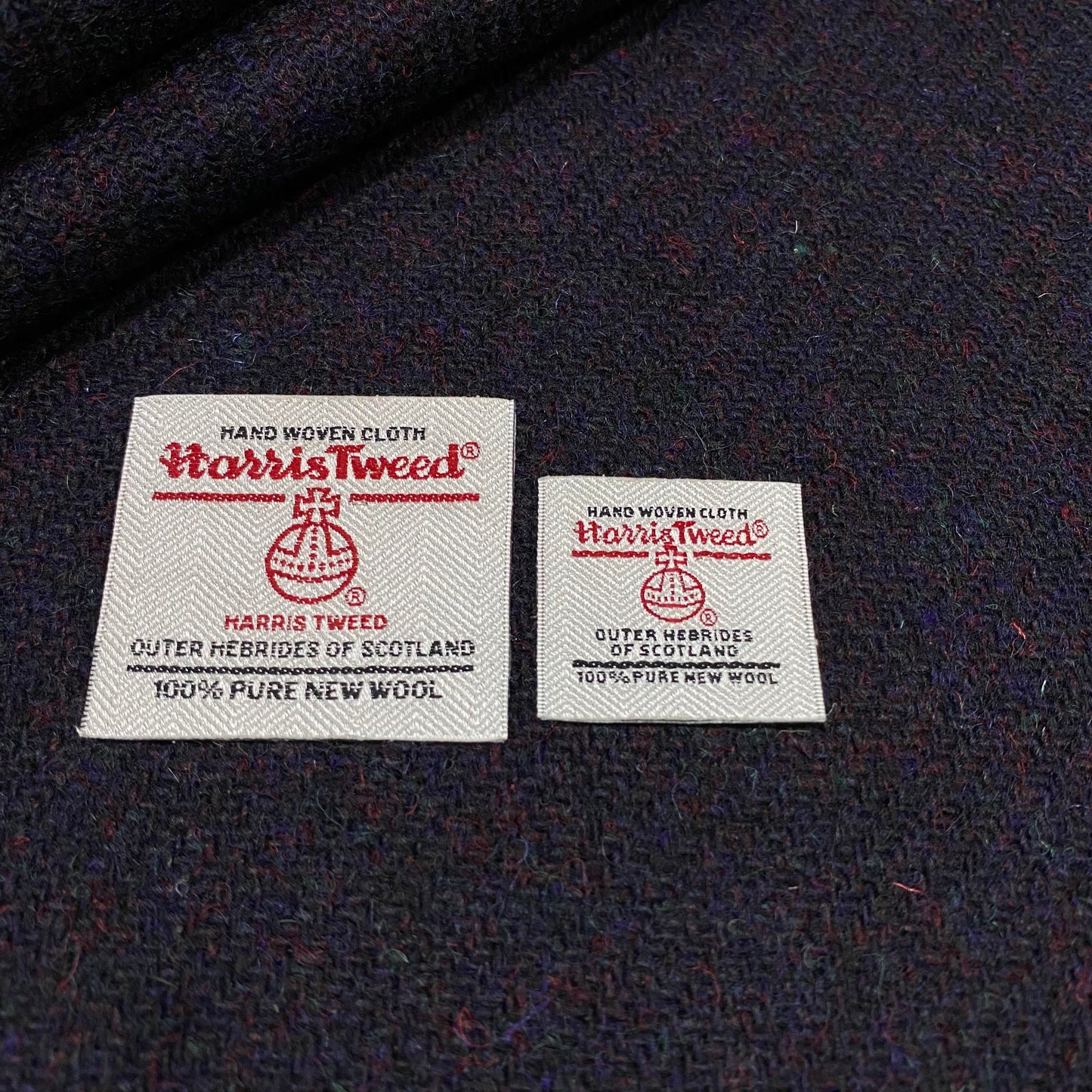 Midnight Purple Harris Tweed - BY THE METRE / HALF
