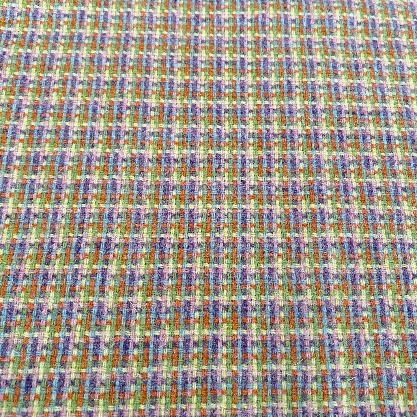 Pastel Multicoloured Tile Weave Harris Tweed