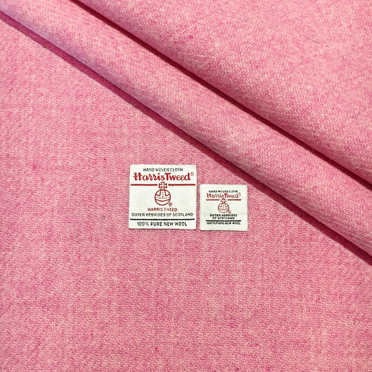 Baby Pink Harris Tweed - BY THE METRE / HALF