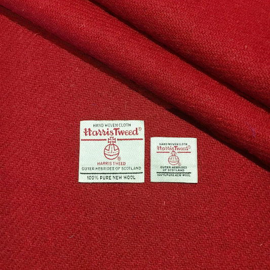 Berry Red Harris Tweed