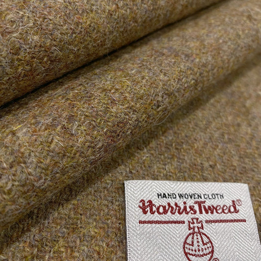 Caramel Brown Harris Tweed - BY THE METRE / HALF