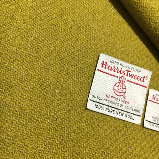 Acid Green Harris Tweed - BY THE METRE / HALF