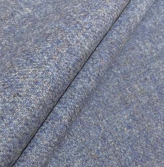 Storm Blue Harris Tweed - BY THE METRE / HALF
