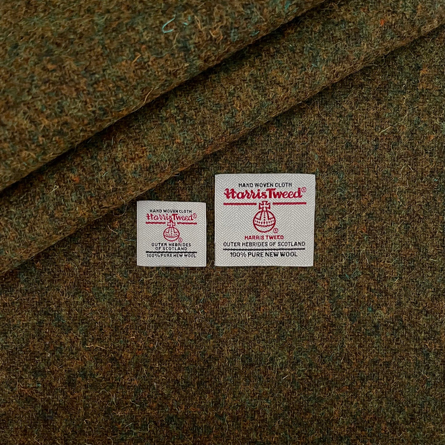 Autumn Green Harris Tweed - BY THE METRE / HALF