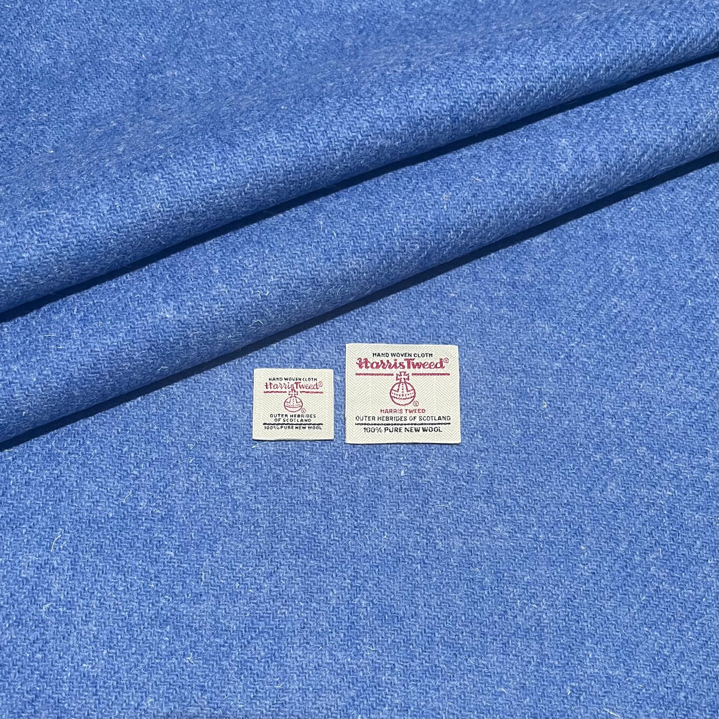 Mid Blue Harris Tweed - BY THE METRE / HALF