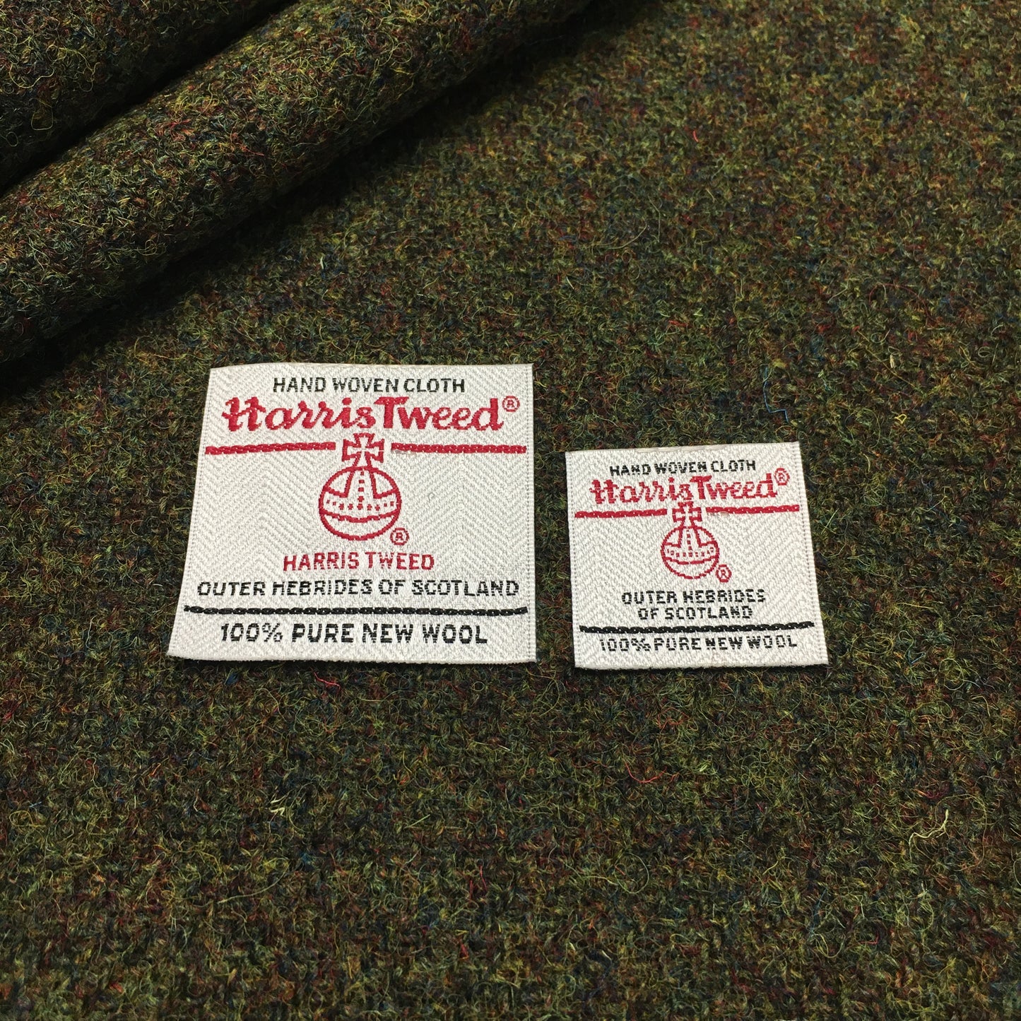 Moss Green Harris Tweed