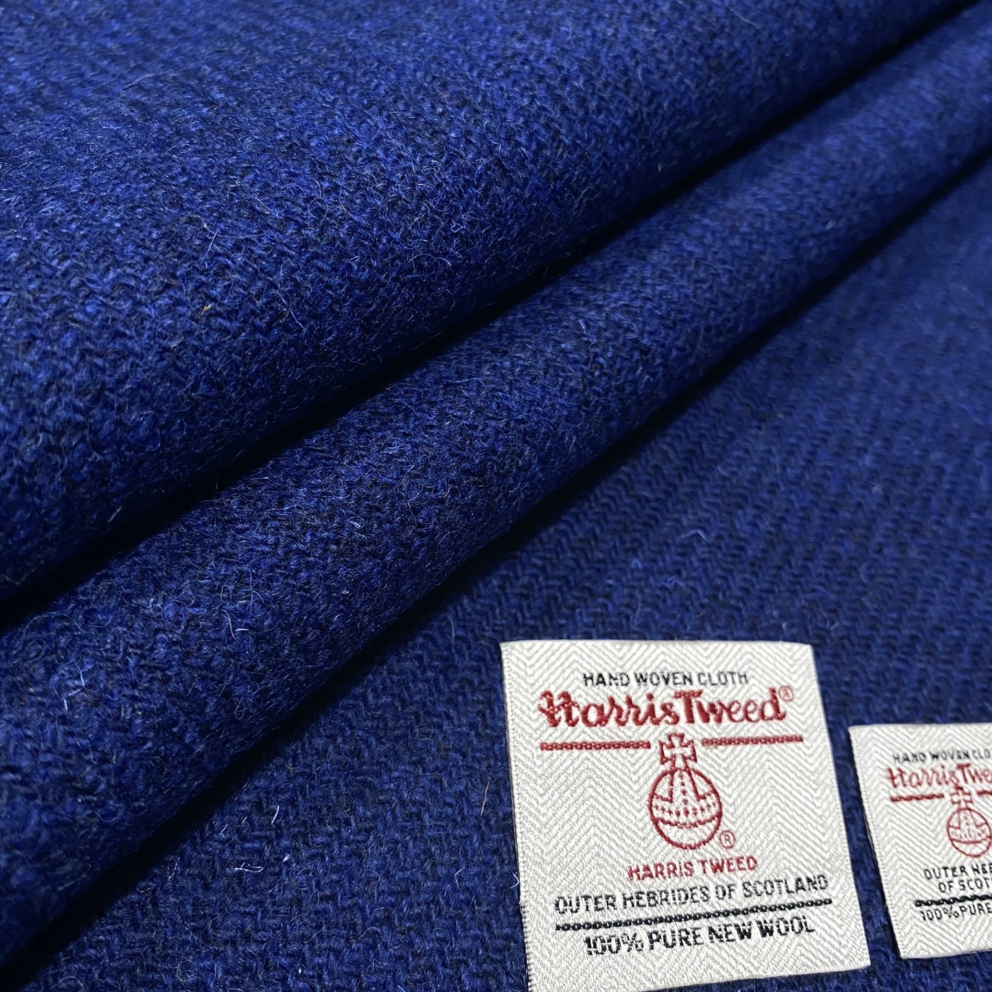 Nautical Blue Harris Tweed - 50% DISCOUNT