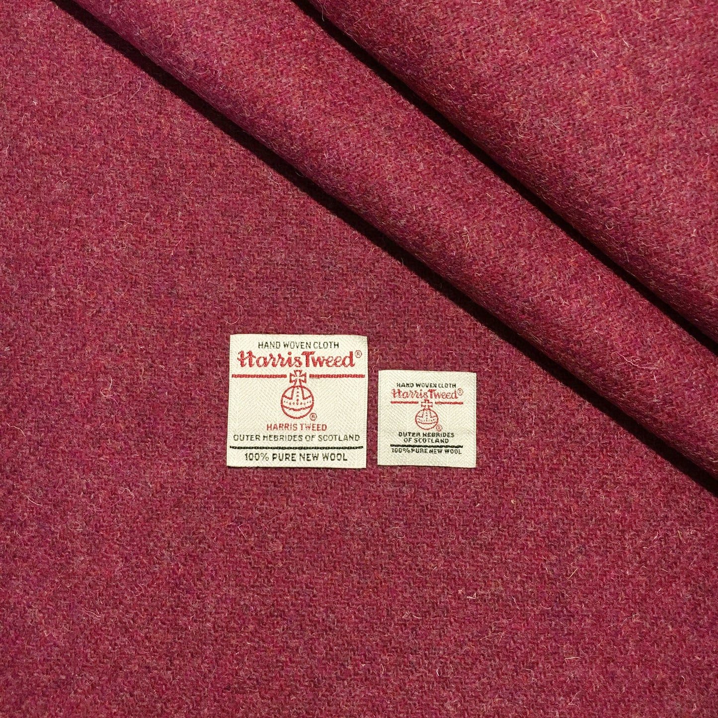 Raspberry Harris Tweed
