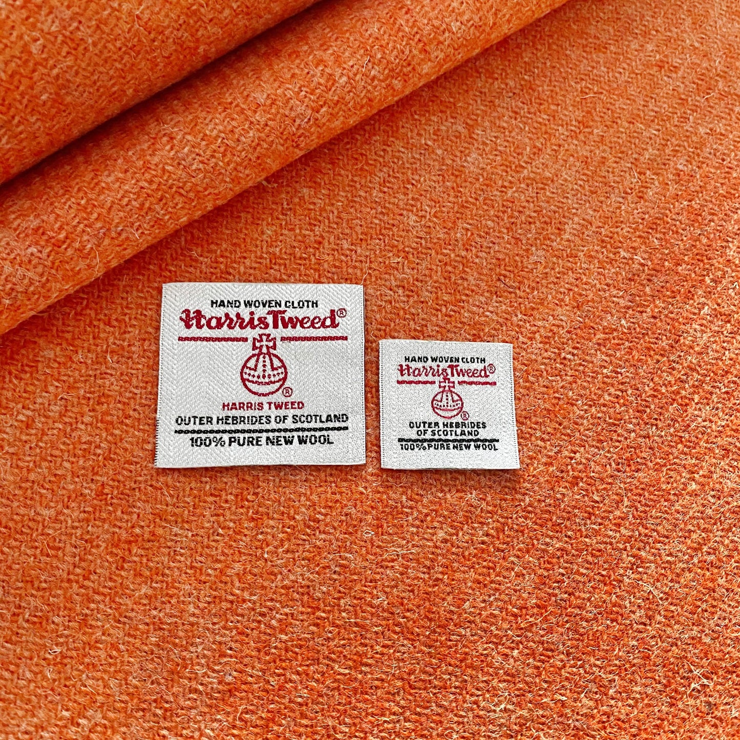 Sunset Orange Harris Tweed