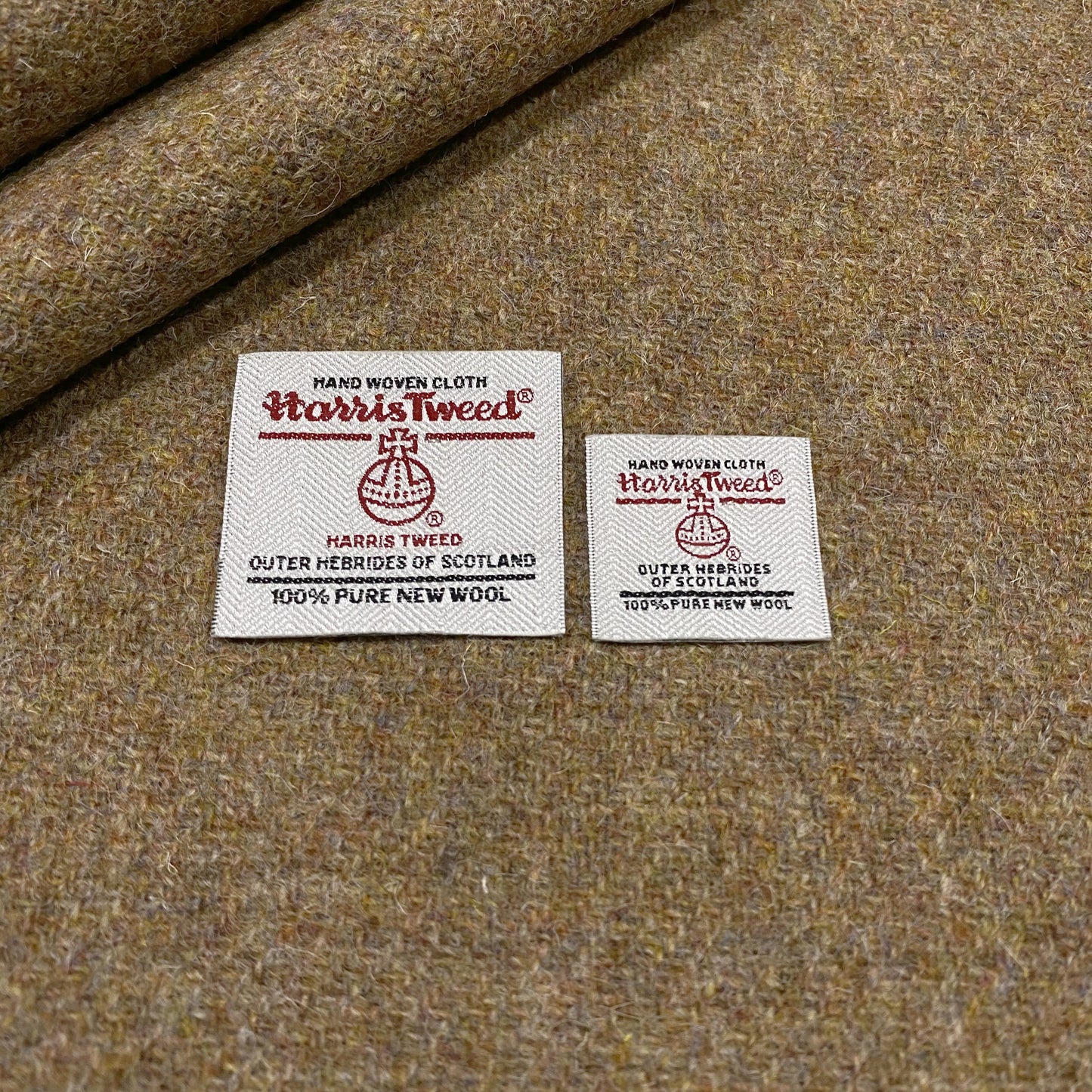 Caramel Brown Harris Tweed