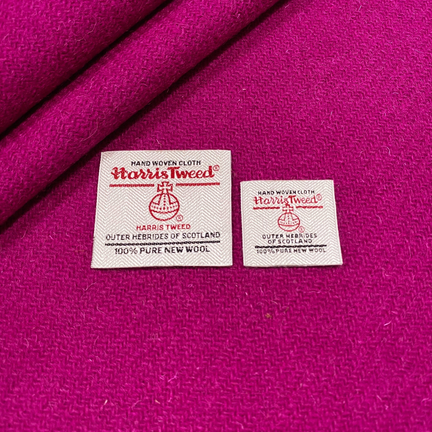 Cerise Pink Harris Tweed