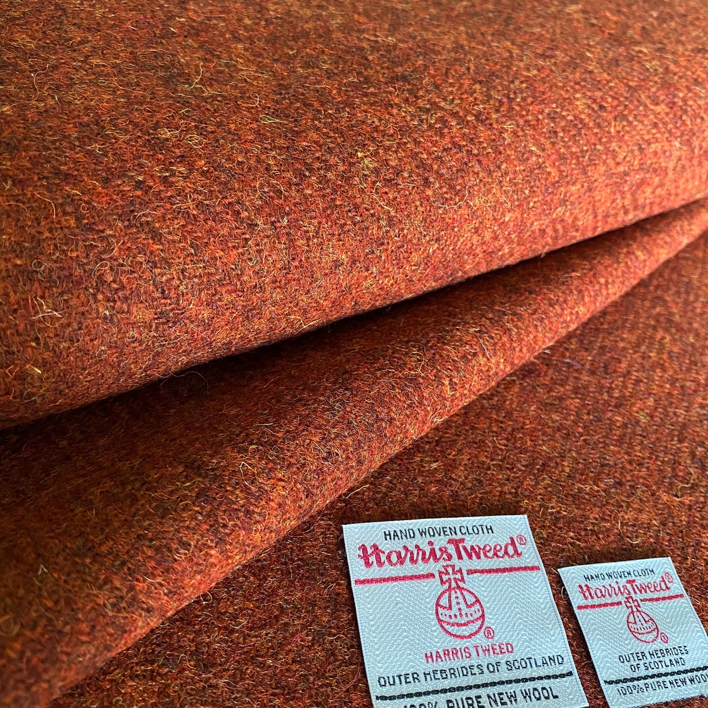 Chestnut Brown Harris Tweed