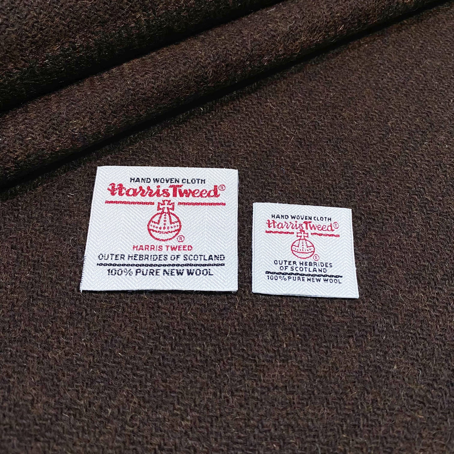 Chocolate Brown Harris Tweed