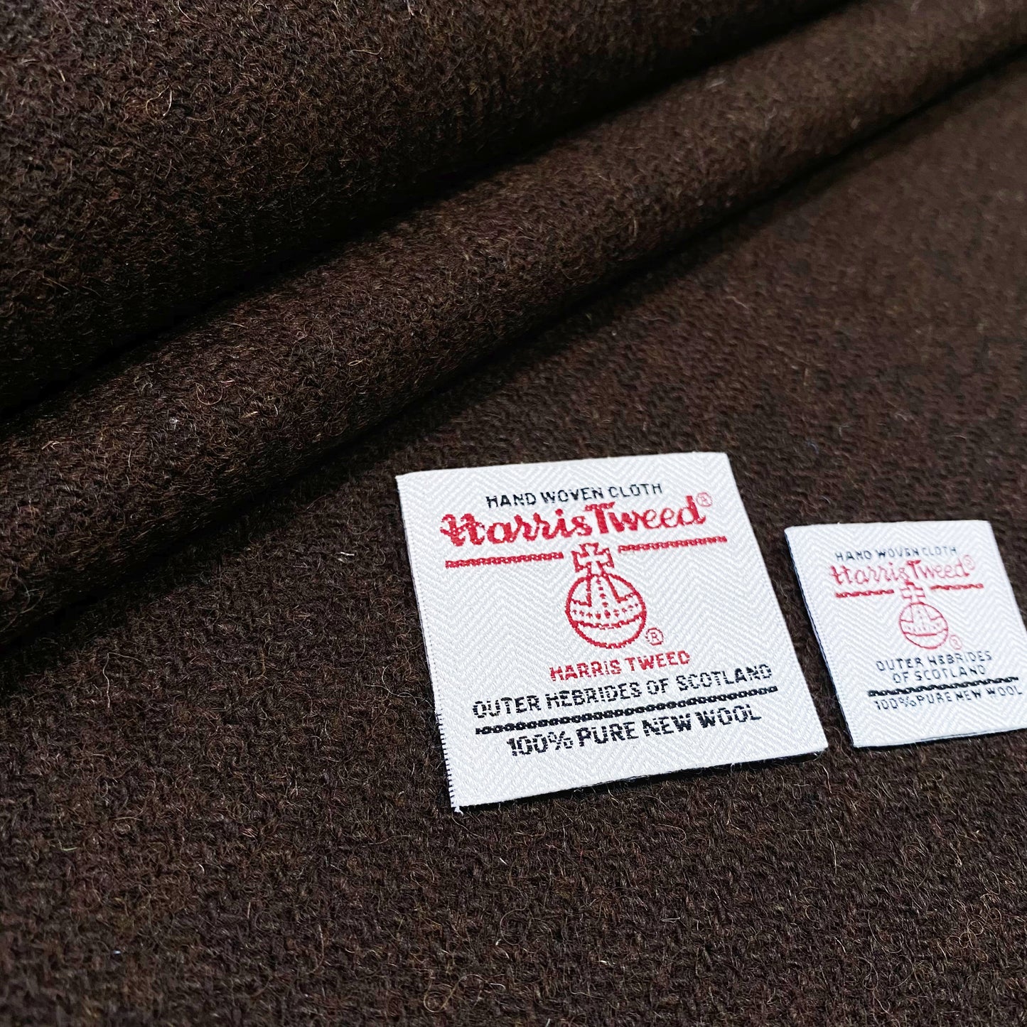 Chocolate Brown Harris Tweed