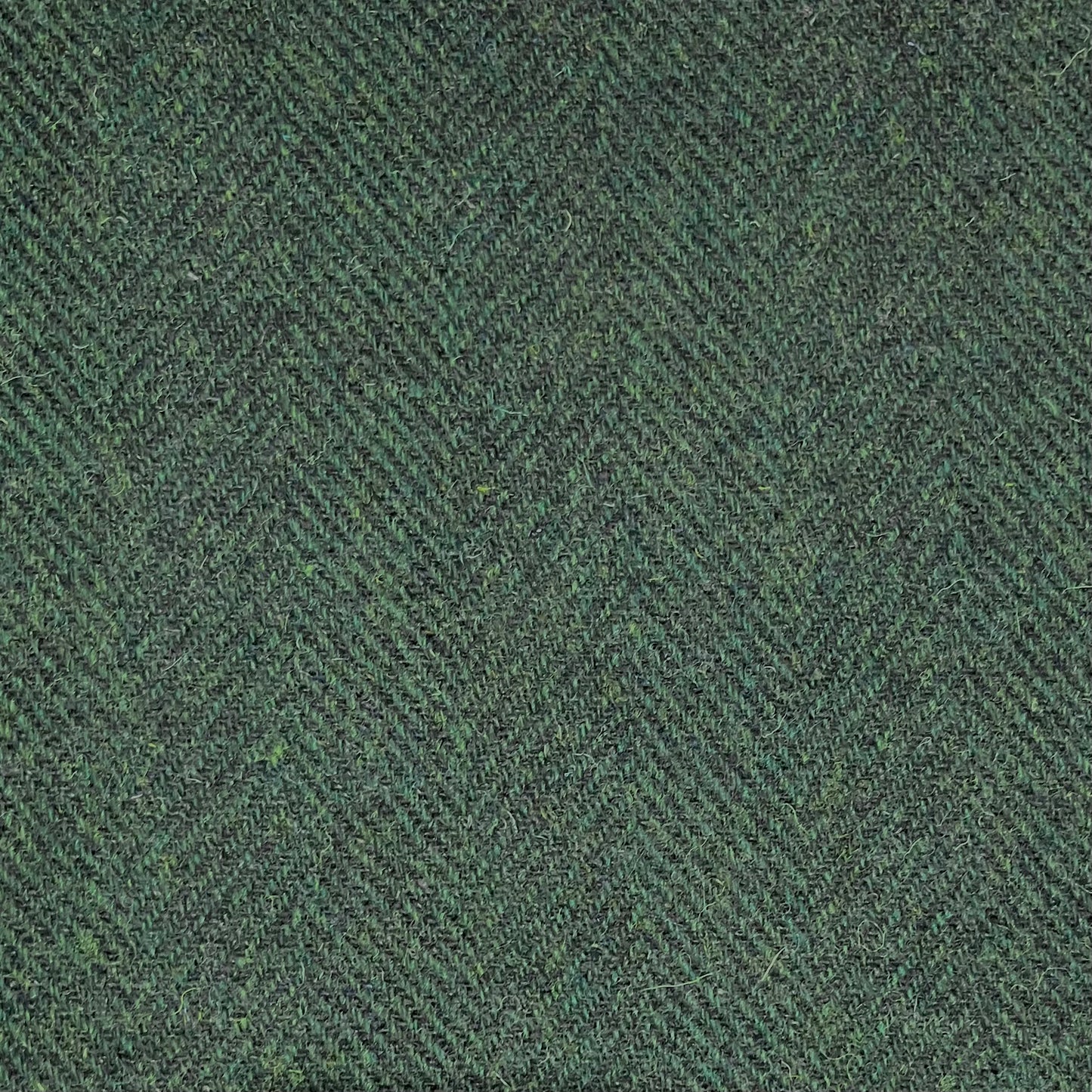 Fern Green & Dark Green Wide Herringbone Harris Tweed