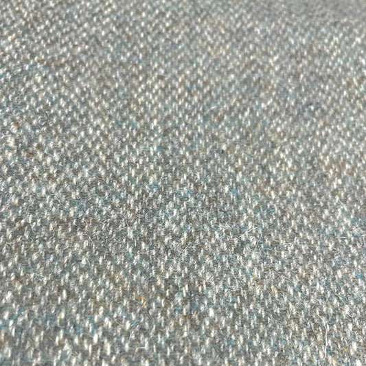 Sage Barleycorn Weave Harris Tweed - BY THE METRE / HALF