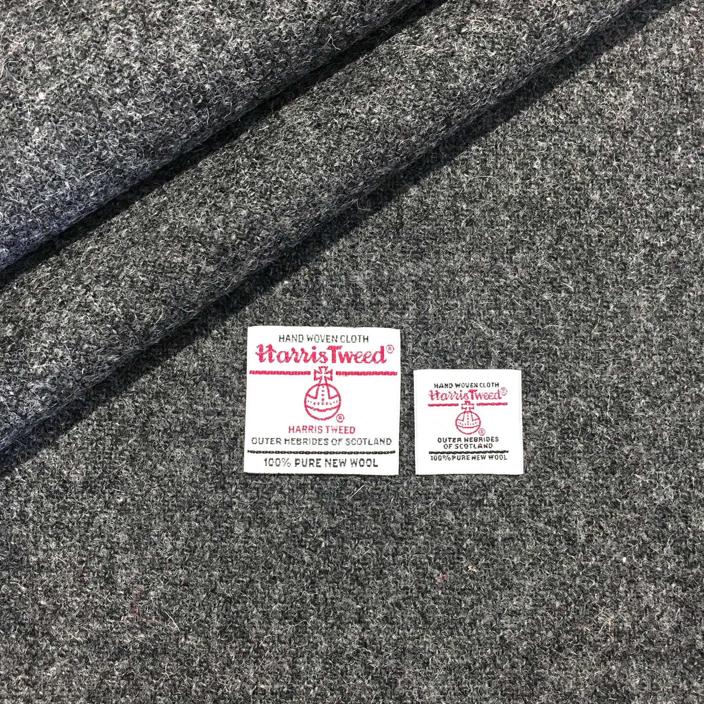 Stone Grey Harris Tweed - BY THE METRE / HALF
