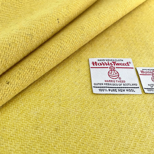 Lemon Yellow Harris Tweed