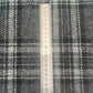 Charcoal Grey Tartan Harris Tweed