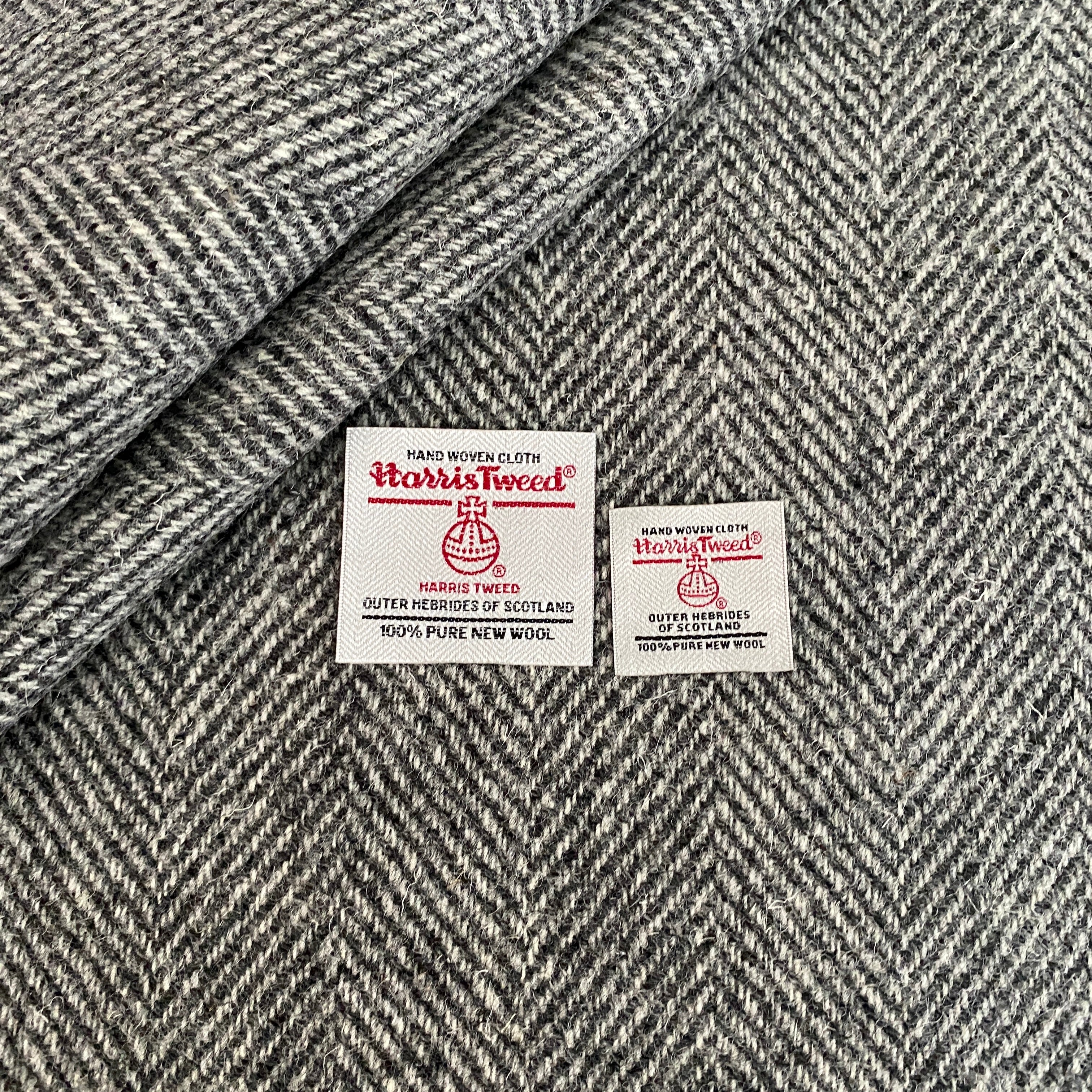 Light & Mid Grey Wide Herringbone Harris Tweed – The Harris Tweed Store