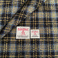 Dark Navy, Slate Blue & Golden Check Harris Tweed