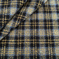 Dark Navy, Slate Blue & Golden Check Harris Tweed