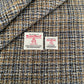 Brown, Blue & Grey Basket Weave Harris Tweed