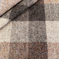 Brown & Beige Tones Herringbone Check Harris Tweed