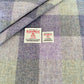 Purple & Lilac Tones Herringbone Check Harris Tweed