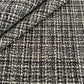 Black, Grey & White Basket Weave Harris Tweed