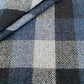 Blue Tones Herringbone Check Harris Tweed