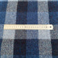 Blue Tones Herringbone Check Harris Tweed