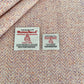 Peach & Lilac Herringbone Harris Tweed