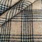 Pale Brown & Grey Tartan Harris Tweed