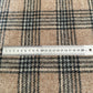 Pale Brown & Grey Tartan Harris Tweed
