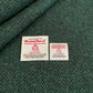Bottle Green & Black Herringbone Harris Tweed