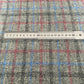 Grey Tartan with Pink, Blue & Dark Grey Overcheck Harris Tweed