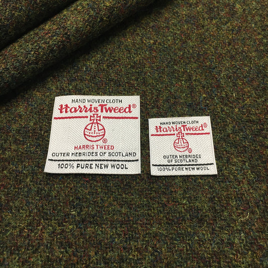 Moss Green Harris Tweed - BY THE METRE / HALF / QUARTER