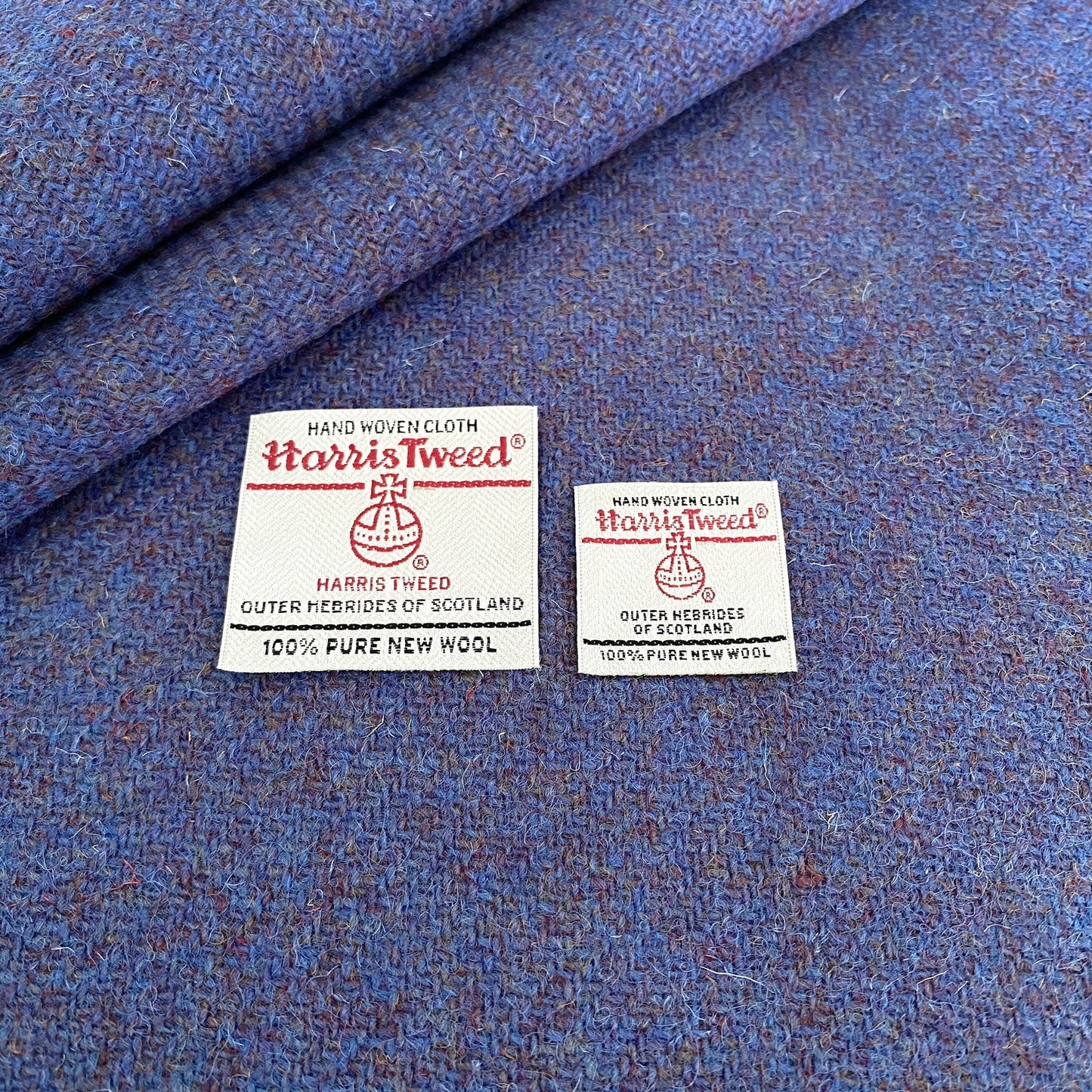 Periwinkle Blue Harris Tweed - BY THE METRE / HALF / QUARTER