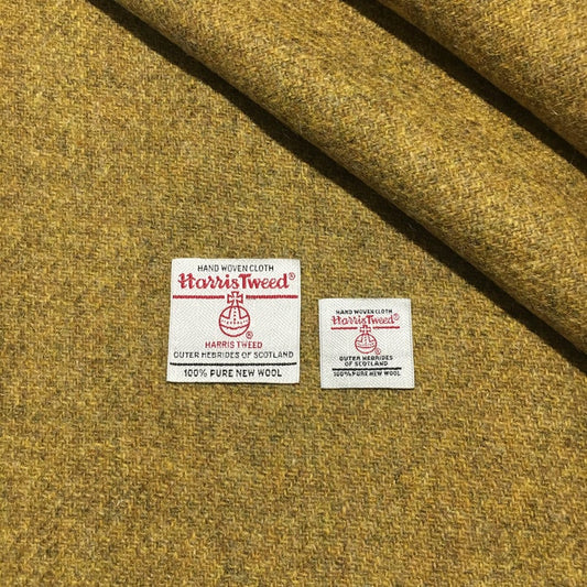 Mustard Yellow Harris Tweed - BY THE METRE / HALF / QUARTER