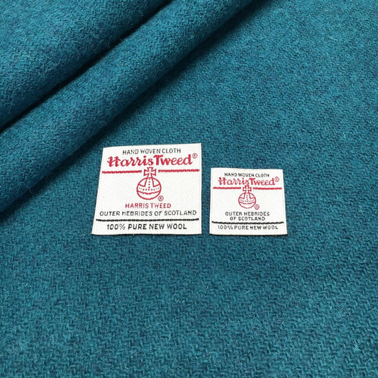 Dark Turquoise Harris Tweed - BY THE METRE