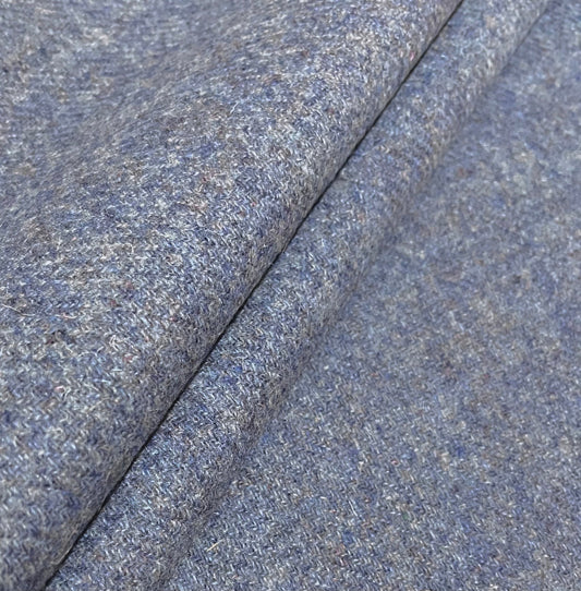 Storm Blue Harris Tweed - BY THE METRE / HALF / QUARTER