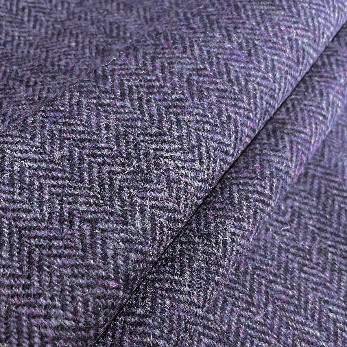 Dark Purple Herringbone Harris Tweed – The Harris Tweed Store