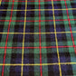 MacLeod of Harris Tartan / Blue & Green Tartan with Red & Yellow Overcheck Harris Tweed - BY THE METRE / HALF / QUARTER