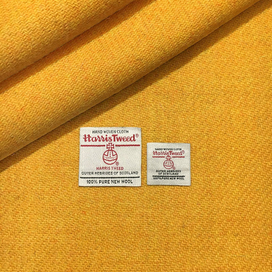 Yellow Harris Tweed - BY THE METRE / HALF / QUARTER