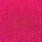 Cerise Pink & Blood Orange Herringbone Harris Tweed