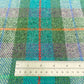 Green & Turquoise Tartan with Orange, Blue & Green Overcheck Harris Tweed